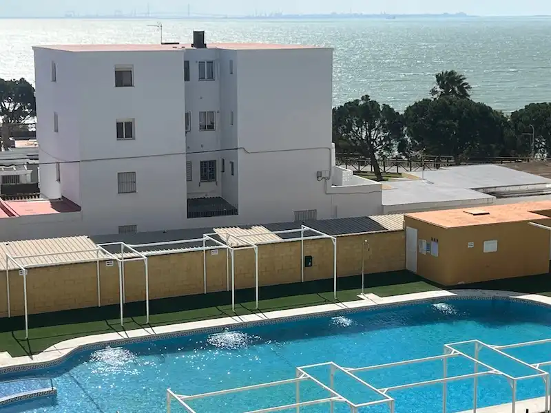 Schwimmbecken von Wohnung zum Verkauf in Rota mit Terrasse, Möbliert und Gemeinschaftspool