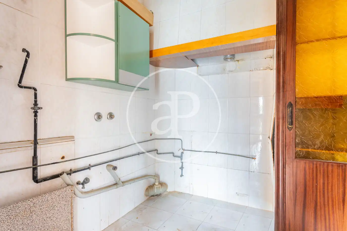 Kitchen of Flat for sale in Valencia  with Heating, Terrace and Balcony