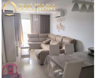 Living room of Flat for sale in Málaga Capital  with Air Conditioner, Terrace and Swimming Pool