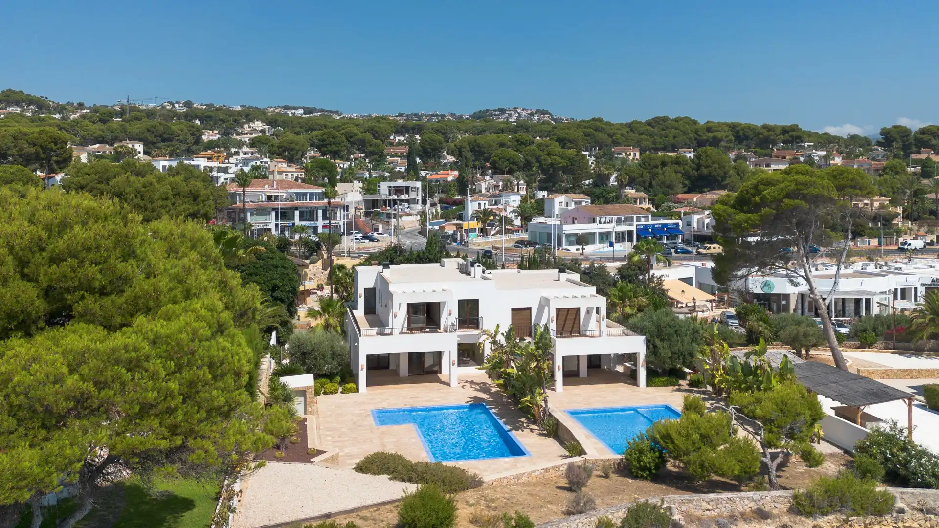 Exterior view of Houses for sale in Moraira  with Private garden, Terrace and Swimming Pool