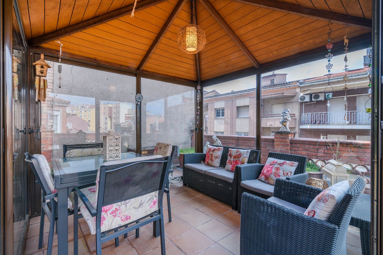 Terrace of Flat for sale in Manresa  with Air Conditioner, Heating and Private garden
