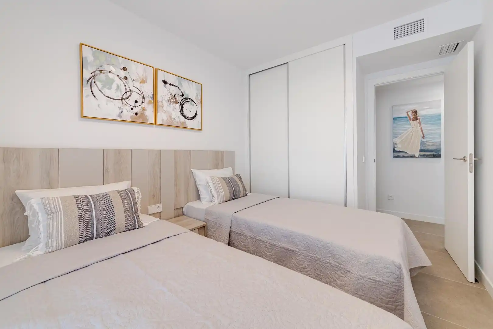 Habitación de Apartamento en venta en Calpe / Calp con Aire acondicionado, Calefacción y Jardín privado
