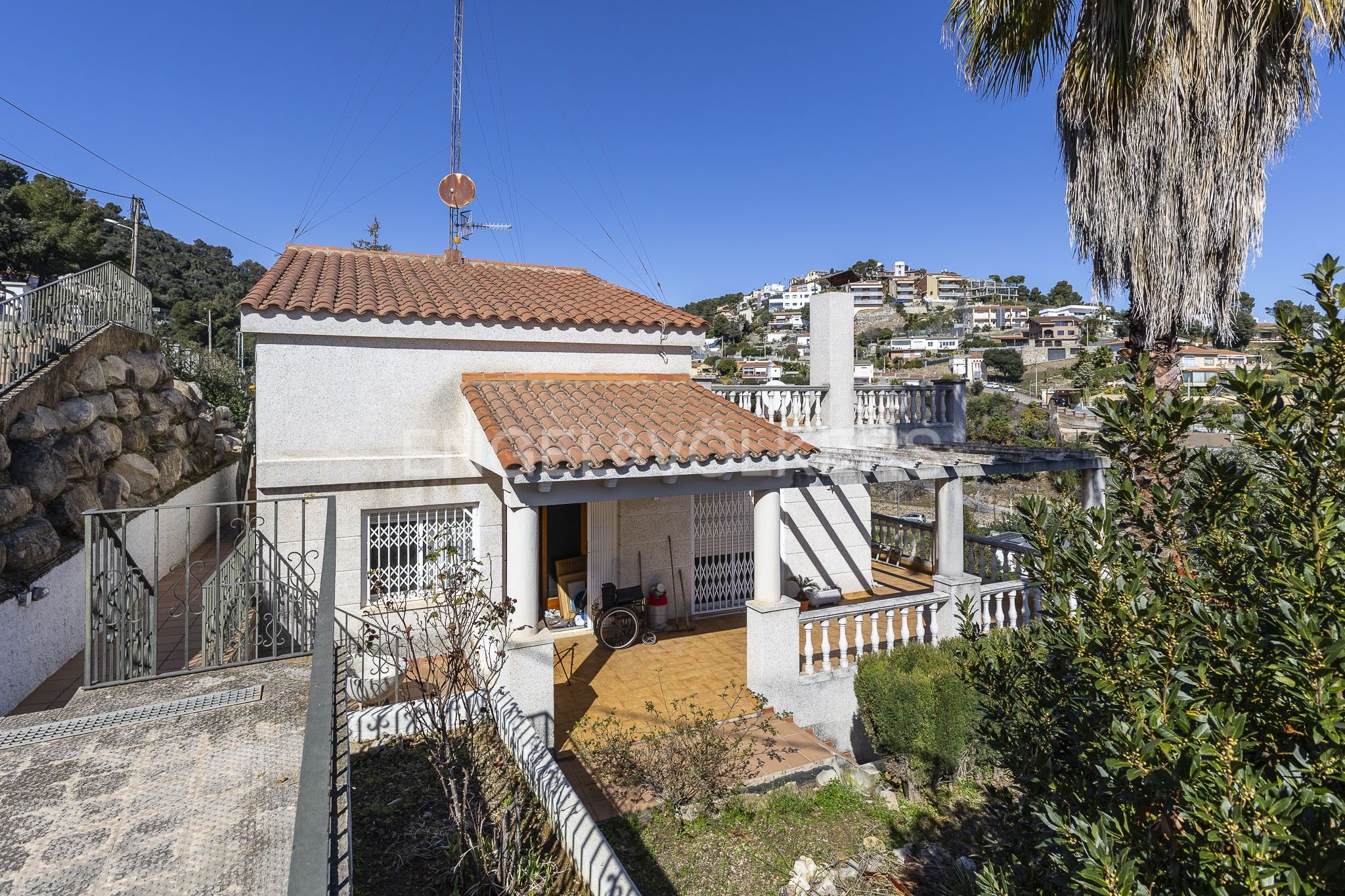 Exterior view of House or chalet for sale in Santa Susanna  with Heating, Private garden and Terrace