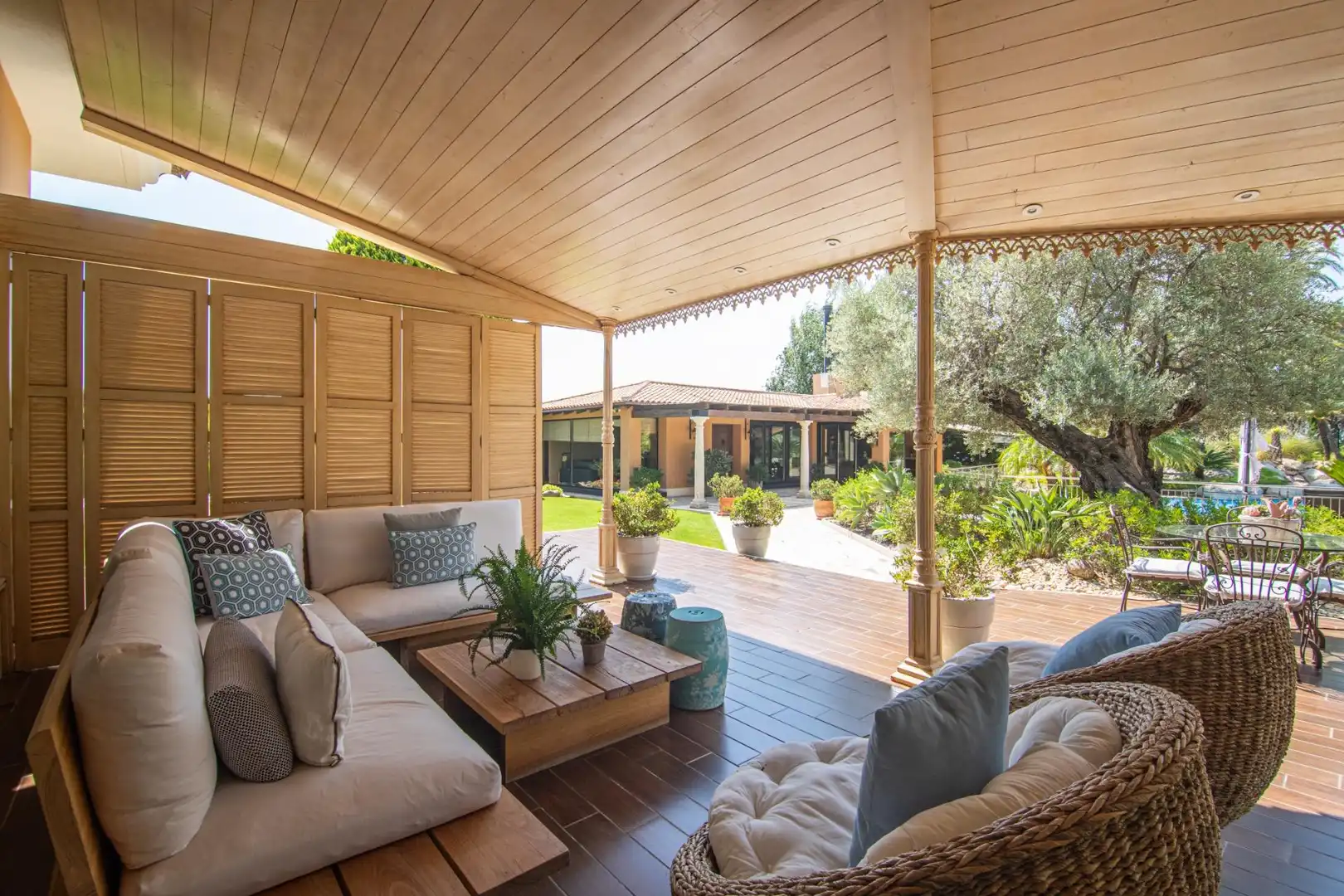 Terraza de Casa o chalet en venta en Elche / Elx con Aire acondicionado, Calefacción y Jardín privado