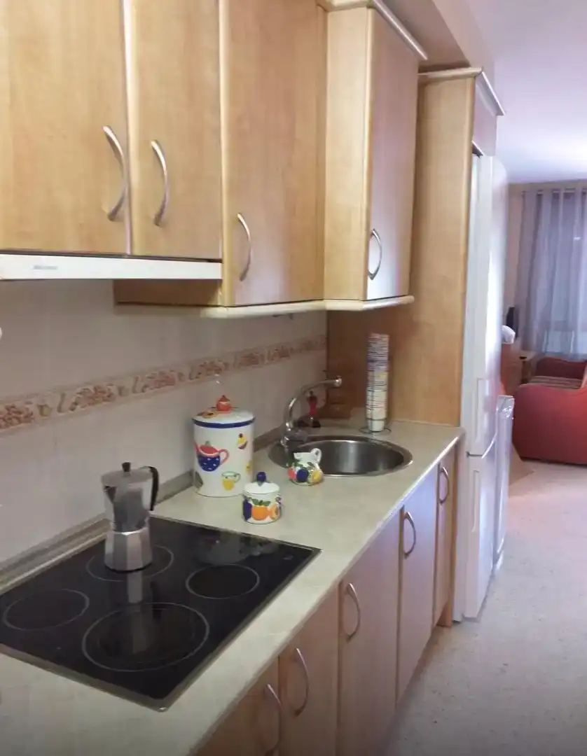 Cuina de Apartament de lloguer en Algeciras amb Moblat, Forn i Rentadora