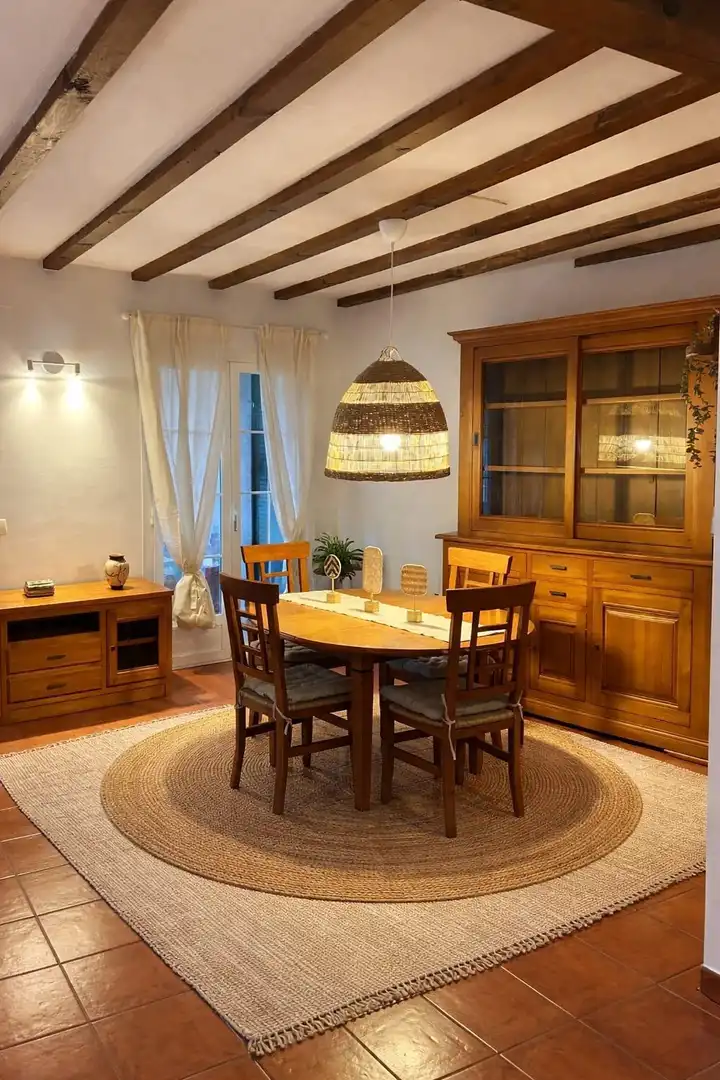 Comedor de Piso de alquiler en Miraflores de la Sierra con Calefacción y Amueblado