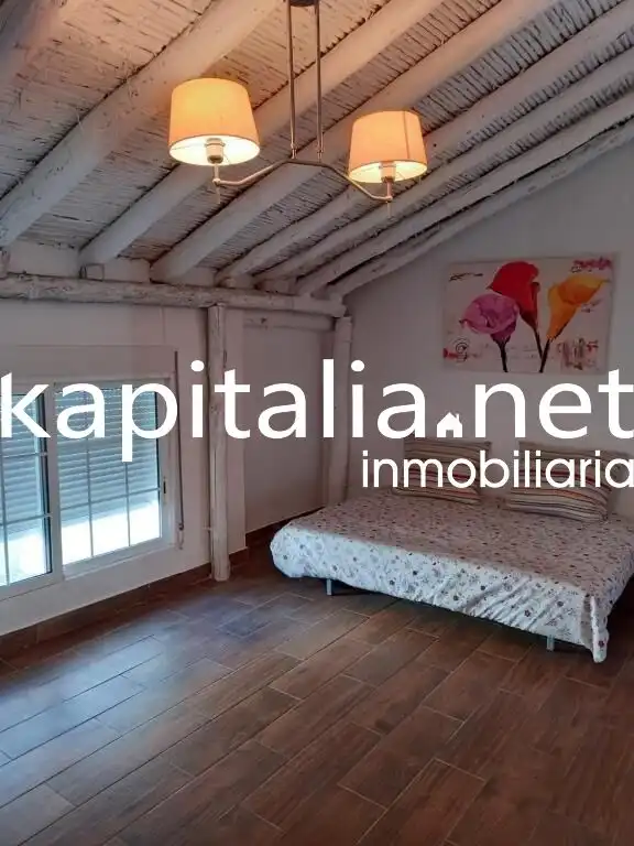 Bedroom of Houses for rent in Navarrés  with Heating and Furnished