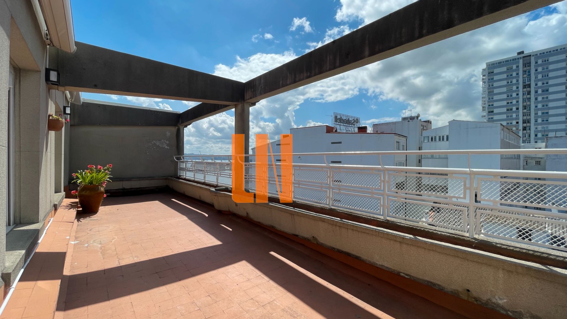 Terrace of Flat to rent in A Coruña Capital   with Heating, Parquet flooring and Terrace
