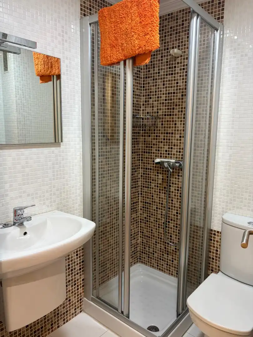 Bathroom of Flat for rent in A Parda