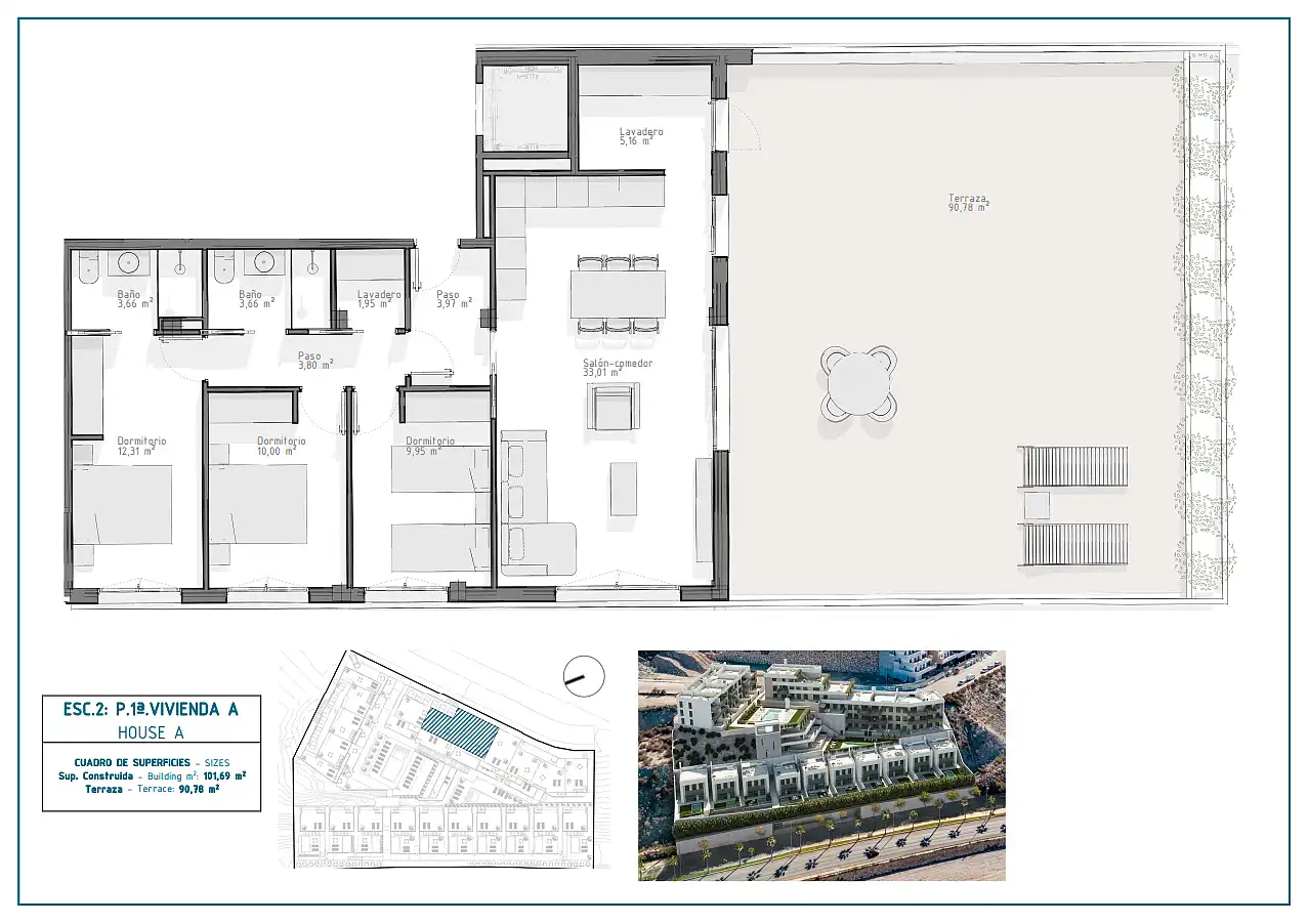 Apartament amb terrassa en venda a El Hornillo, imagen 36