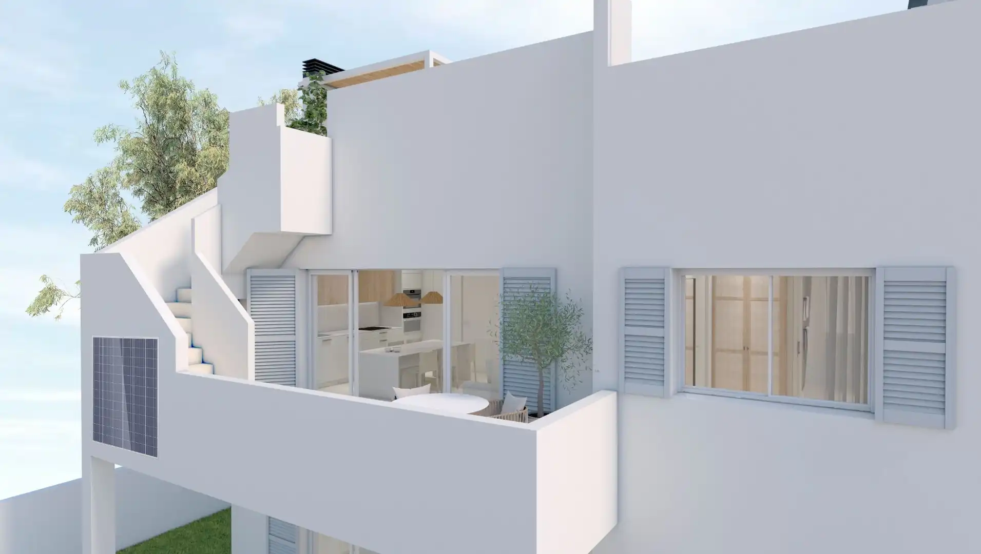 Vista exterior de Apartament en venda en Pilar de la Horadada amb Aire condicionat, Calefacció i Terrassa