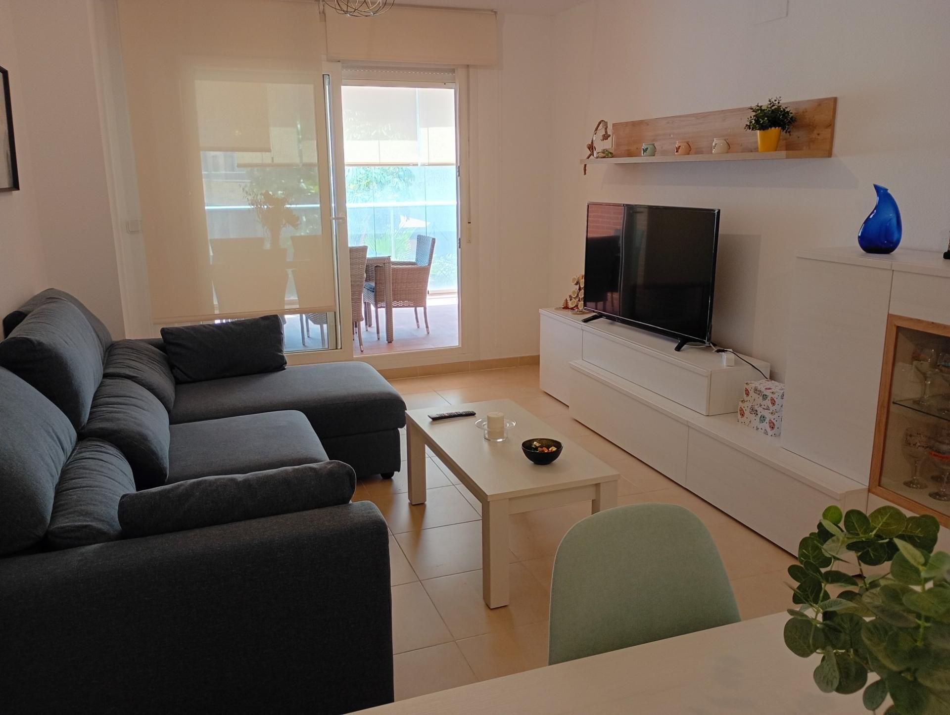 Sala d'estar de Apartament en venda en Villajoyosa / La Vila Joiosa amb Aire condicionat, Terrassa i Traster
