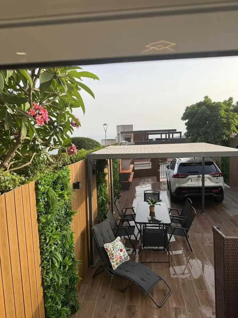 Terrace of Flat for rent in Rincón de la Victoria  with Air Conditioner, Heating and Private garden