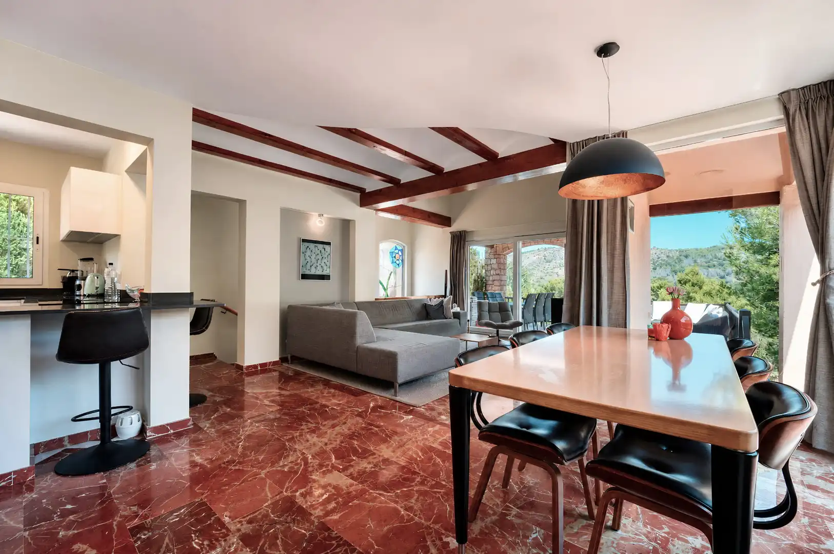 Living room of Houses for sale in Pedreguer  with Air Conditioner, Heating and Private garden