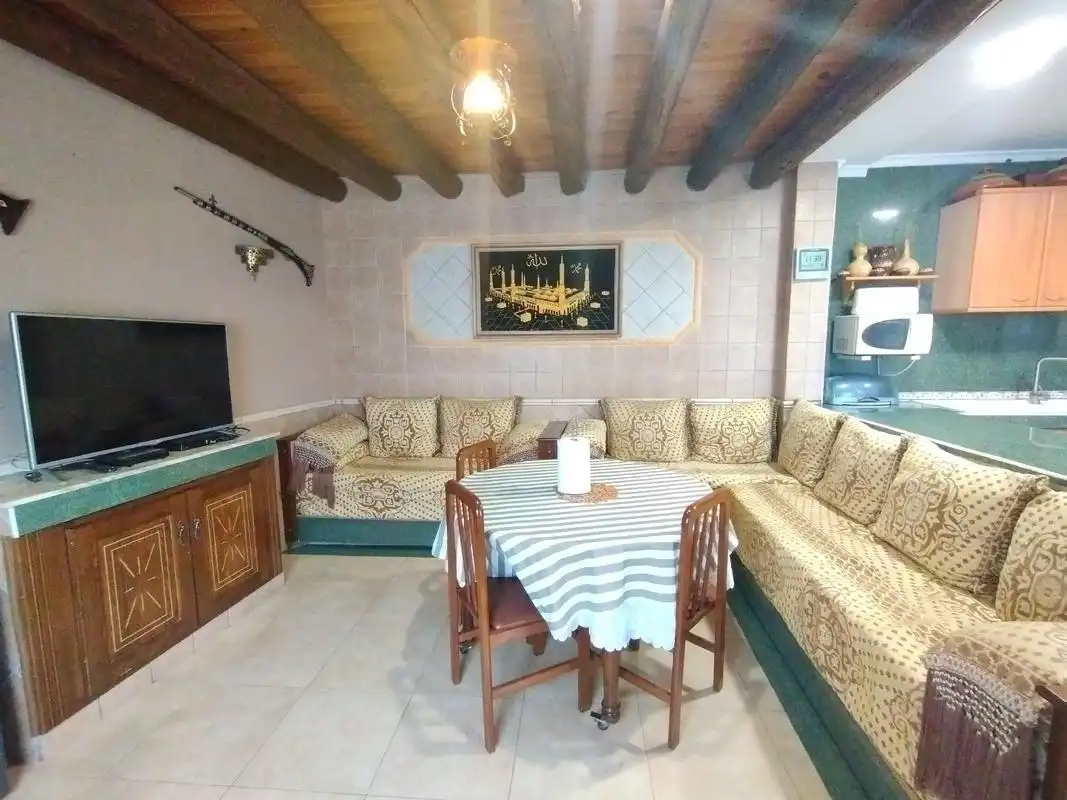 Wohnzimmer von Haus oder Chalet zum Verkauf in Gelsa mit Heizung, Privatgarten und Terrasse