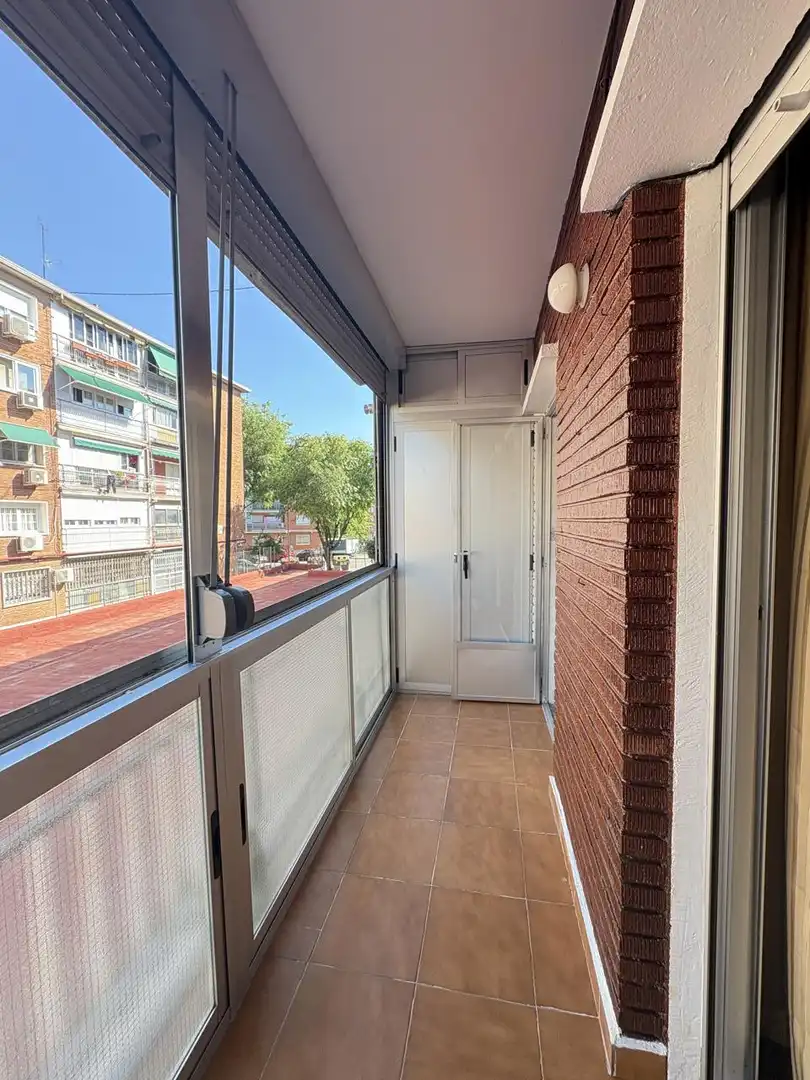 Balcony of Flat for rent in Madrid  with Heating, Terrace and Furnished