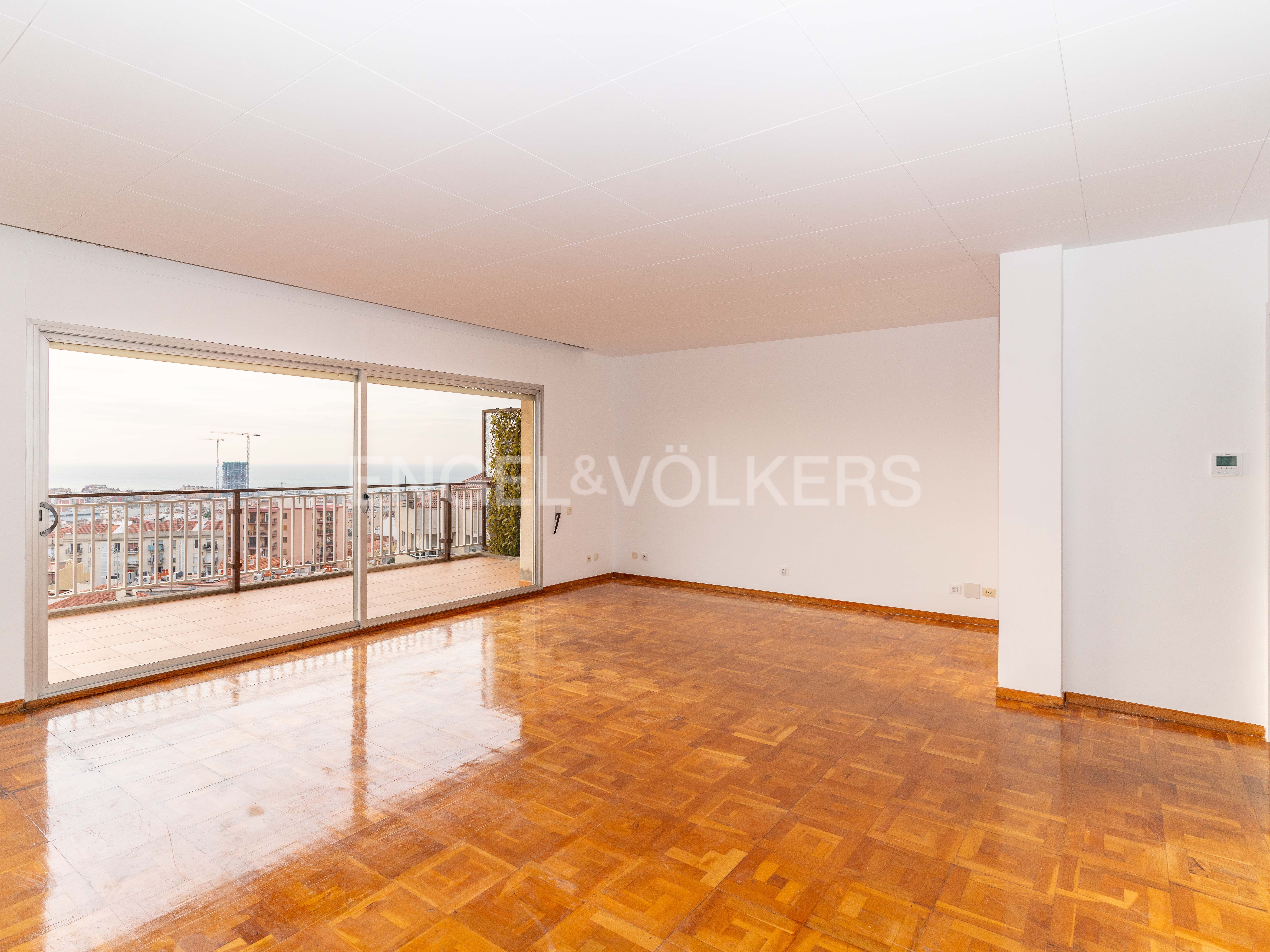 Living room of Apartment to rent in Mataró  with Air Conditioner, Heating and Terrace