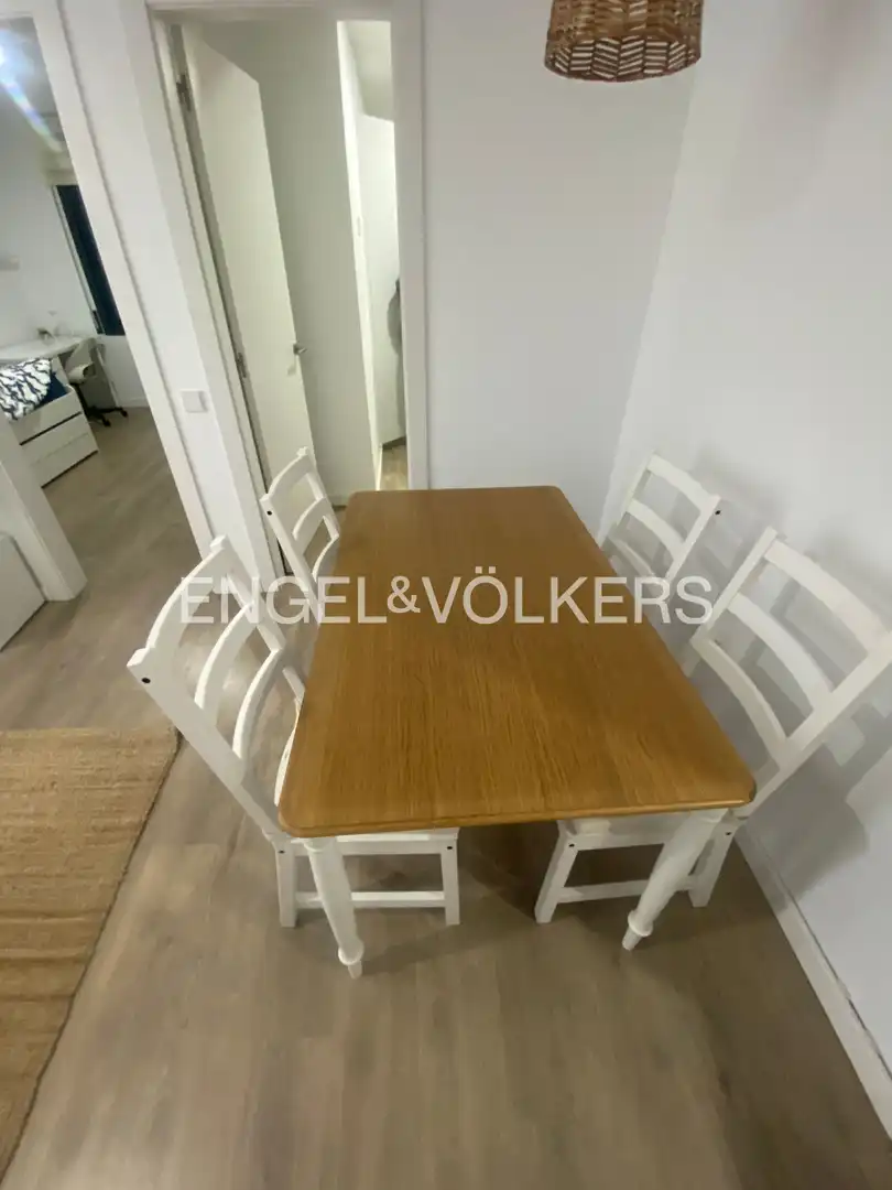 Dining room of Flat for rent in Sitges  with Air Conditioner, Heating and Furnished