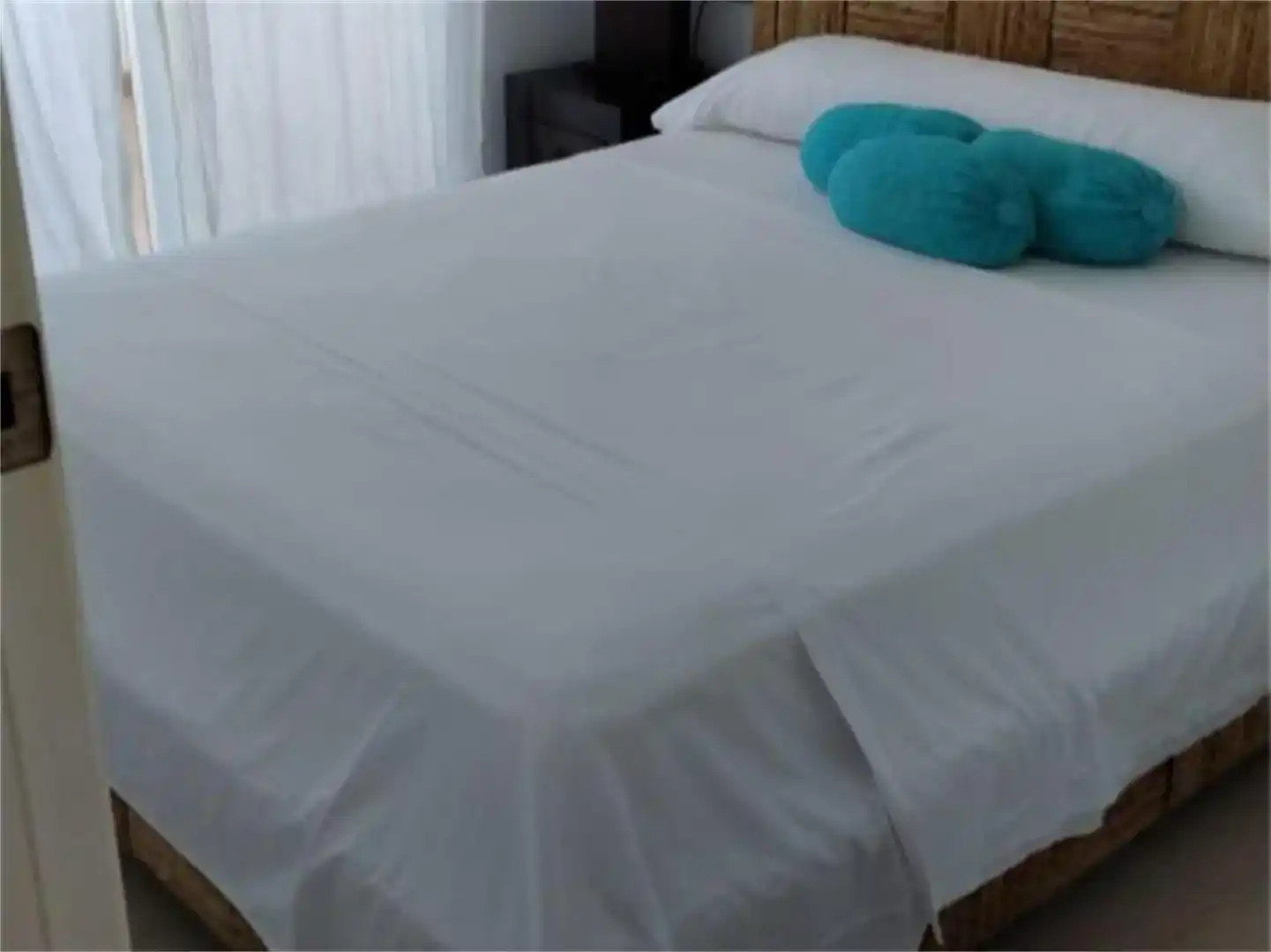 Schlafzimmer von Wohnungen zur Miete in Dénia mit Klimaanlage, Schwimmbad und Balkon