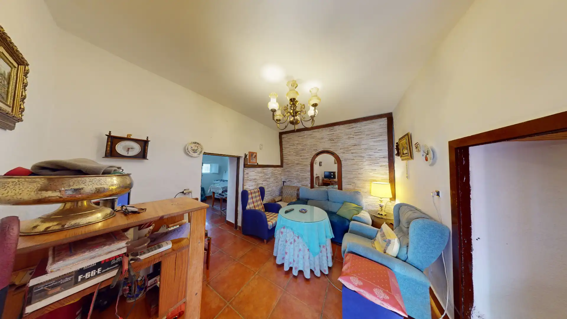 Sala d'estar de Finca rústica en venda en Fiñana amb Aire condicionat, Jardí privat i Terrassa