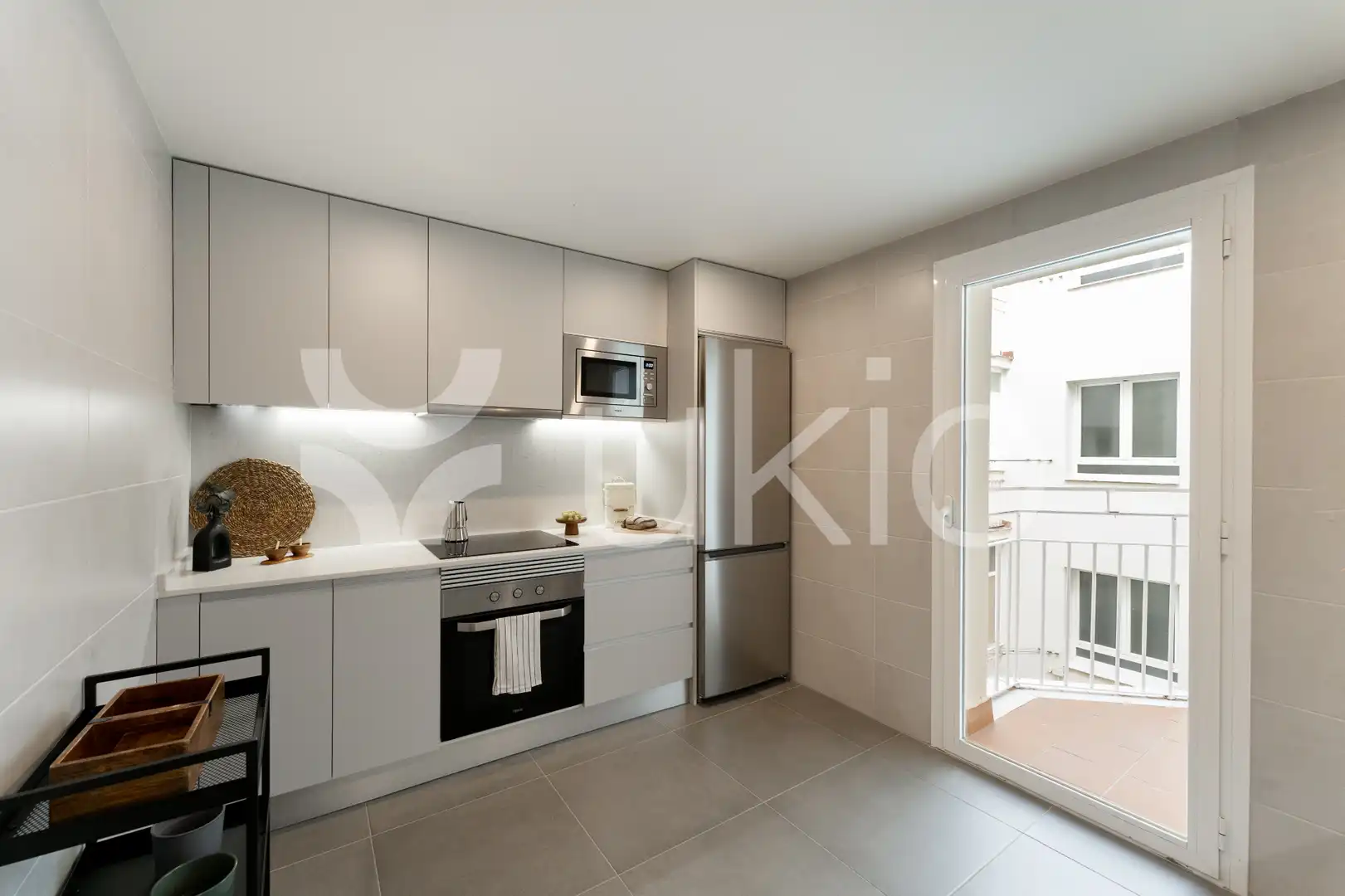 Kitchen of Apartments for rent in Madrid  with Air Conditioner, Heating and Furnished