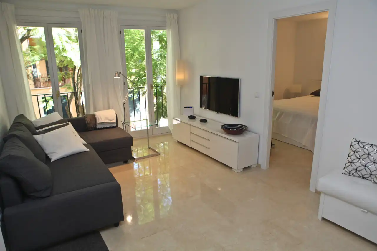 Sala de estar de Piso en venta en  Palma de Mallorca con Amueblado