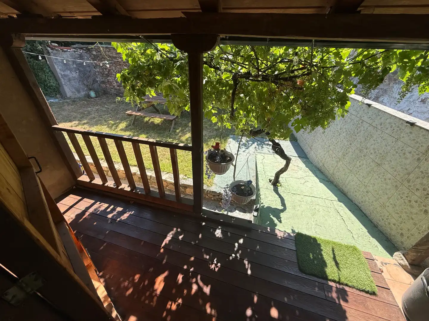 Terraza de Casa o chalet en venta en Bembibre con Jardín privado y Amueblado