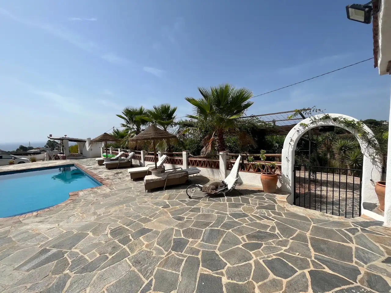 Terrace of Country homes for sale in Vélez-Málaga  with Air Conditioner, Heating and Private garden
