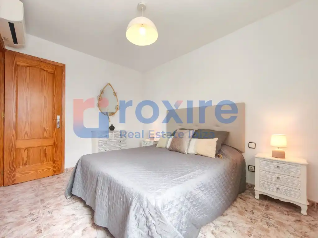 Schlafzimmer von Wohnung zur Miete in Sant Antoni de Portmany mit Klimaanlage, Terrasse und Möbliert