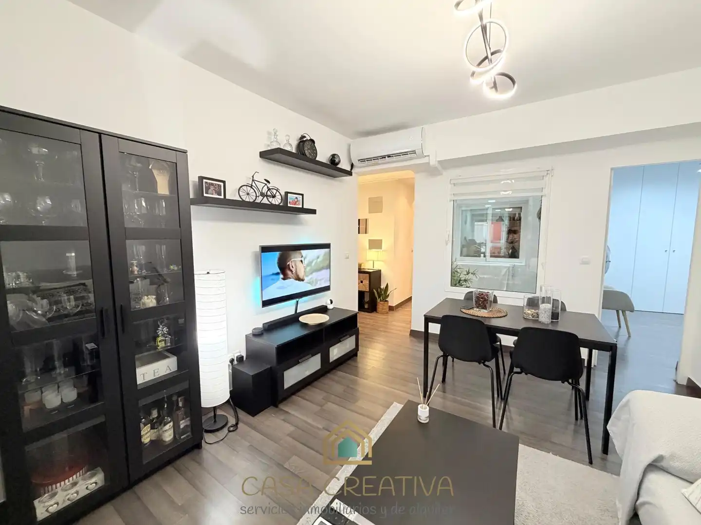 Sala de estar de Piso en venta en Alzira con Aire acondicionado, Calefacción y Amueblado
