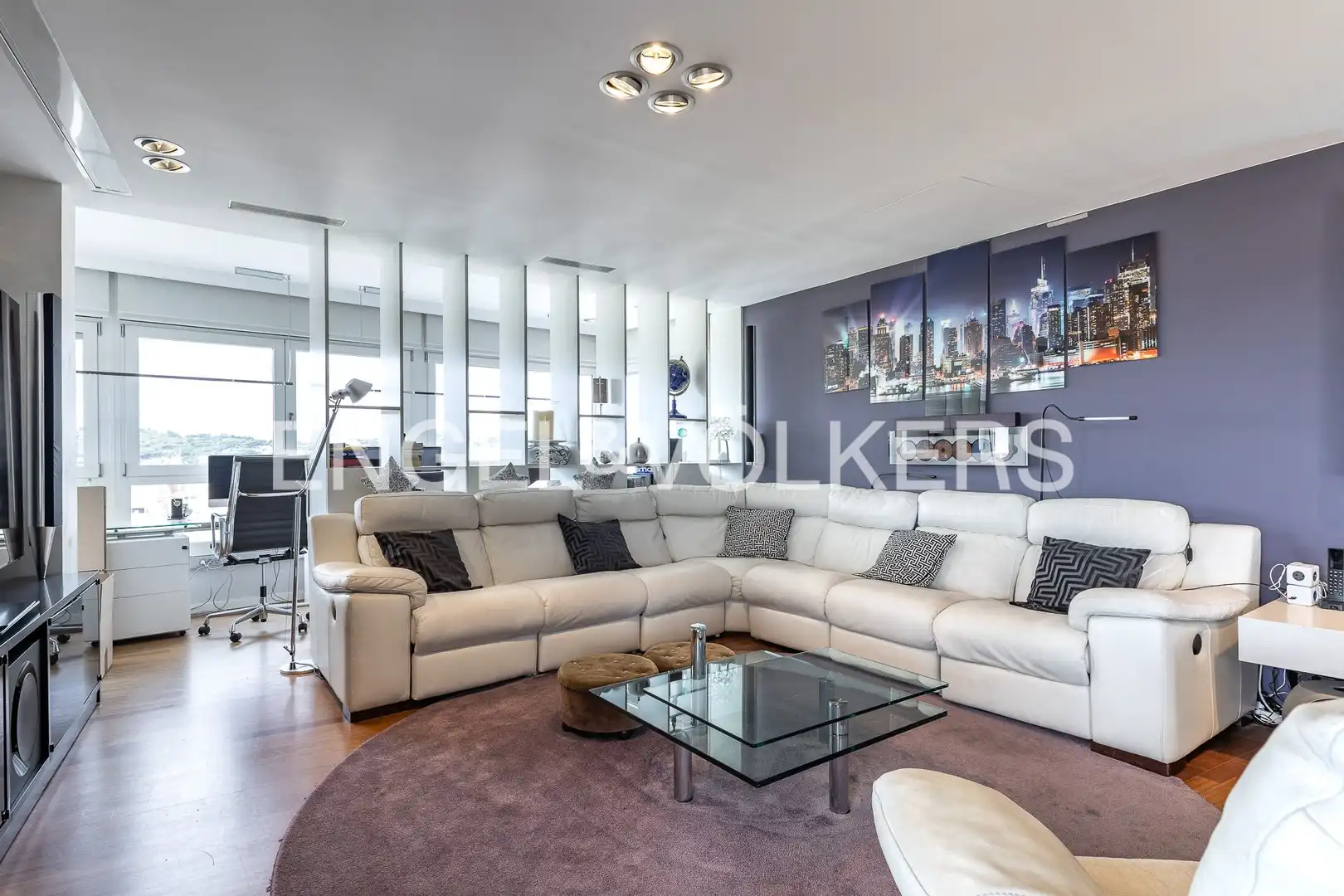 Sala de estar de Piso en venta en Granollers con Calefacción, Parquet y Terraza
