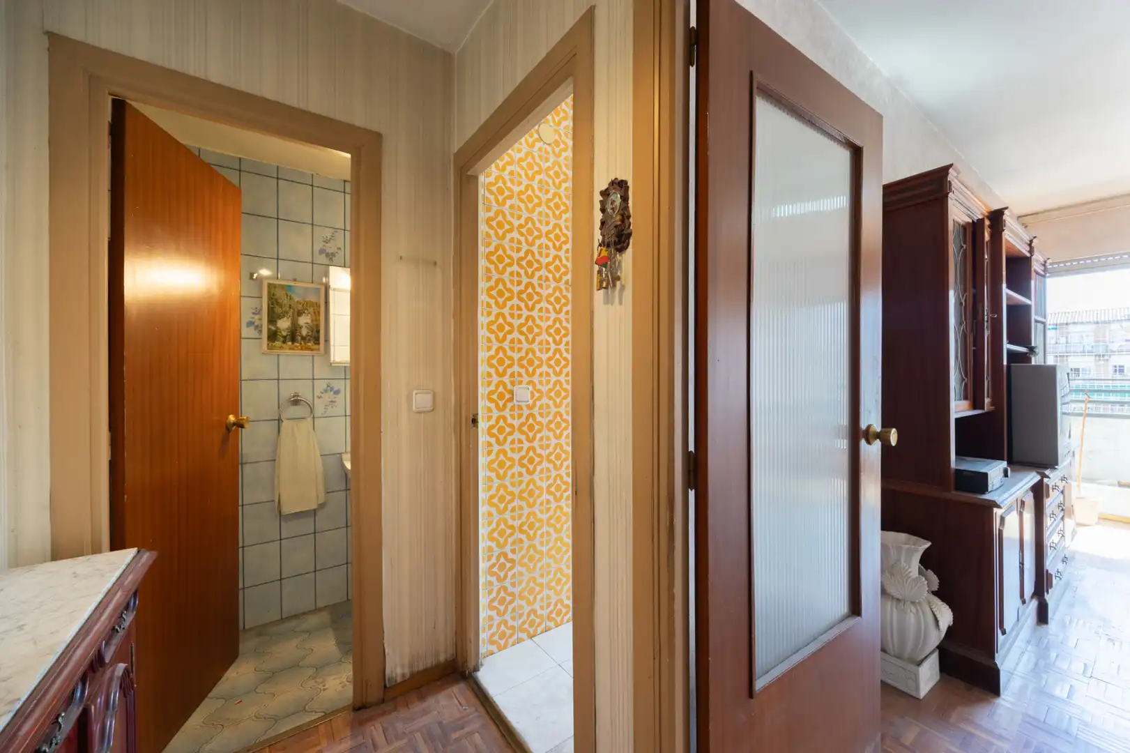 Badezimmer von Wohnung zum Verkauf in Madrid mit Heizung und Terrasse