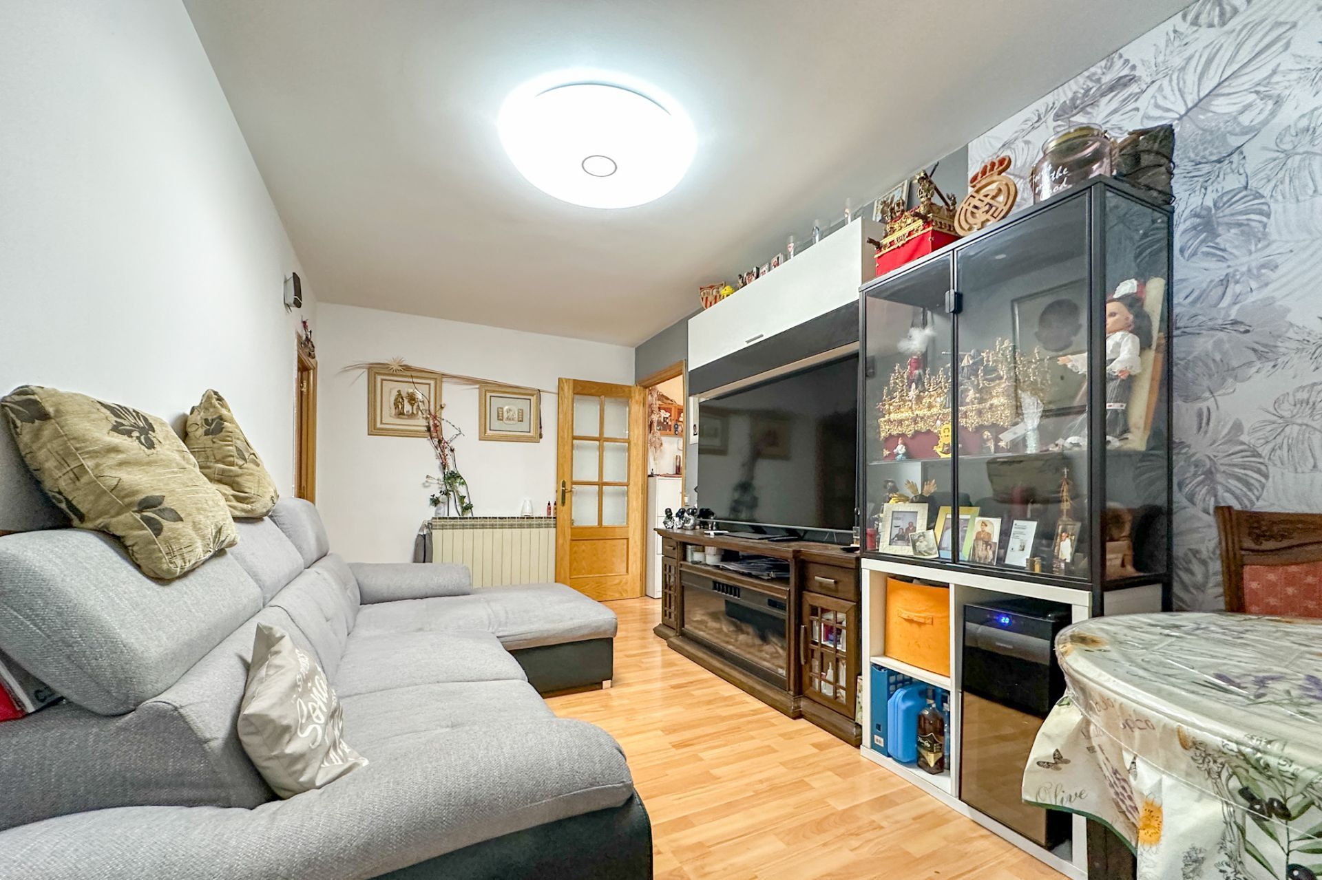 Sala de estar de Piso en venta en  Madrid Capital
