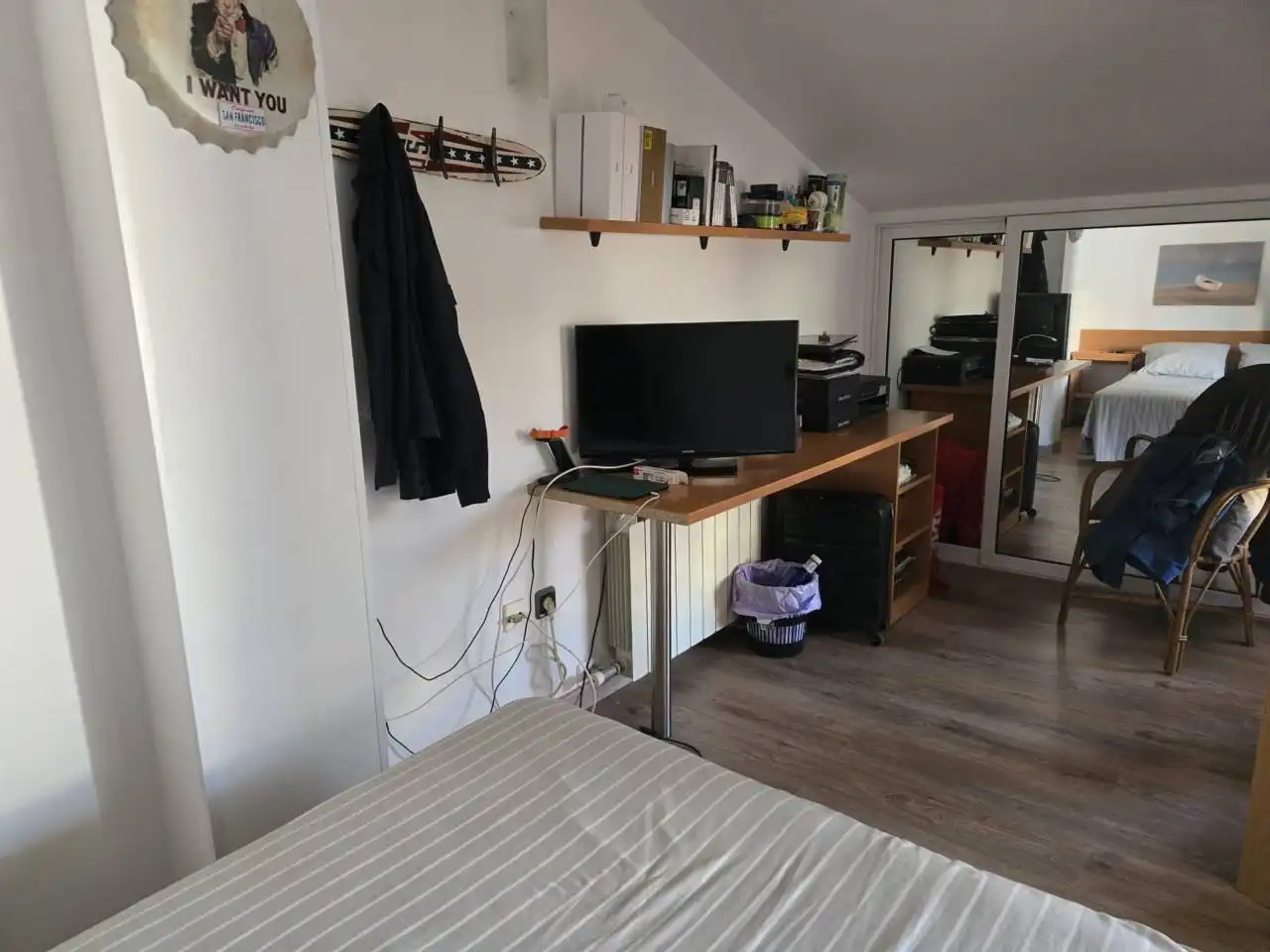 Schlafzimmer von Maisonette zum Verkauf in Terrassa mit Klimaanlage, Heizung und Parkett