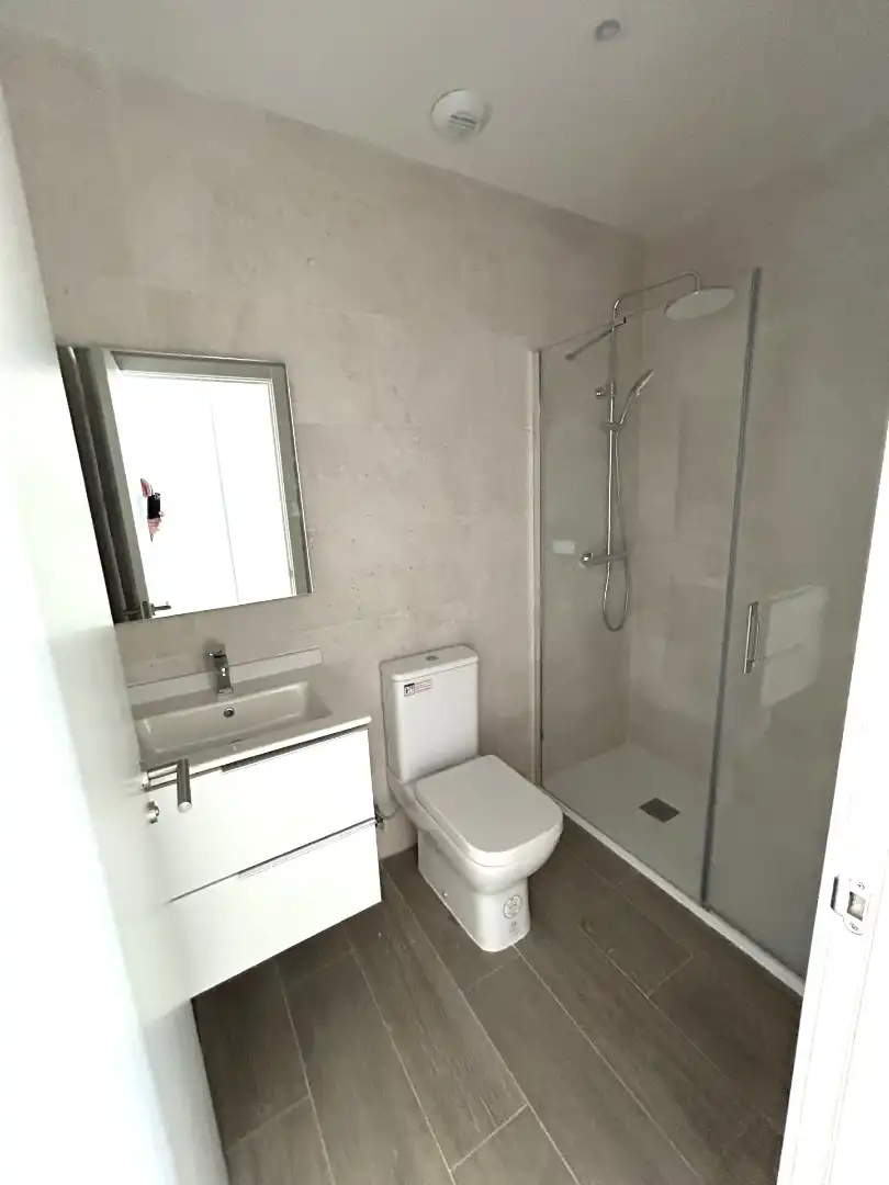 Bathroom of Flat for rent in Málaga  with Air Conditioner, Heating and Oven