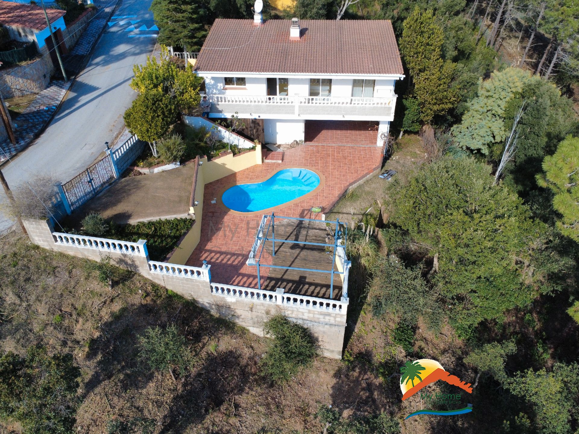 Vista exterior de Casa o xalet en venda en Lloret de Mar amb Aire condicionat, Calefacció i Jardí privat
