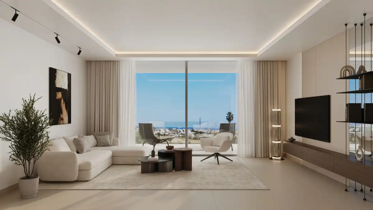 Sala d'estar de Planta baixa en venda en Marbella amb Aire condicionat, Terrassa i Traster
