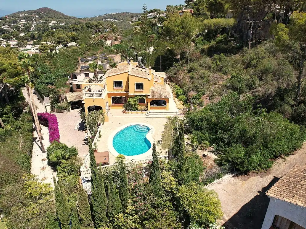 Exterior view of Houses for sale in Jávea / Xàbia  with Air Conditioner, Heating and Private garden