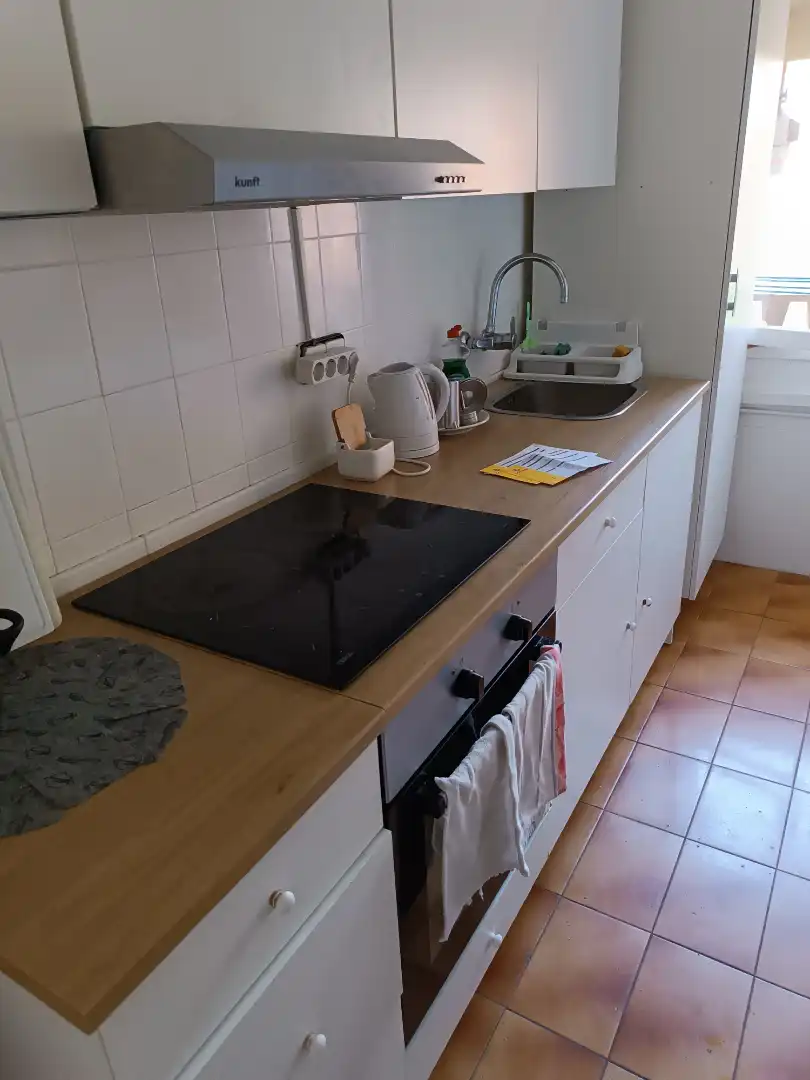 Kitchen of Flat for sale in Reus  with Oven and Washing machine