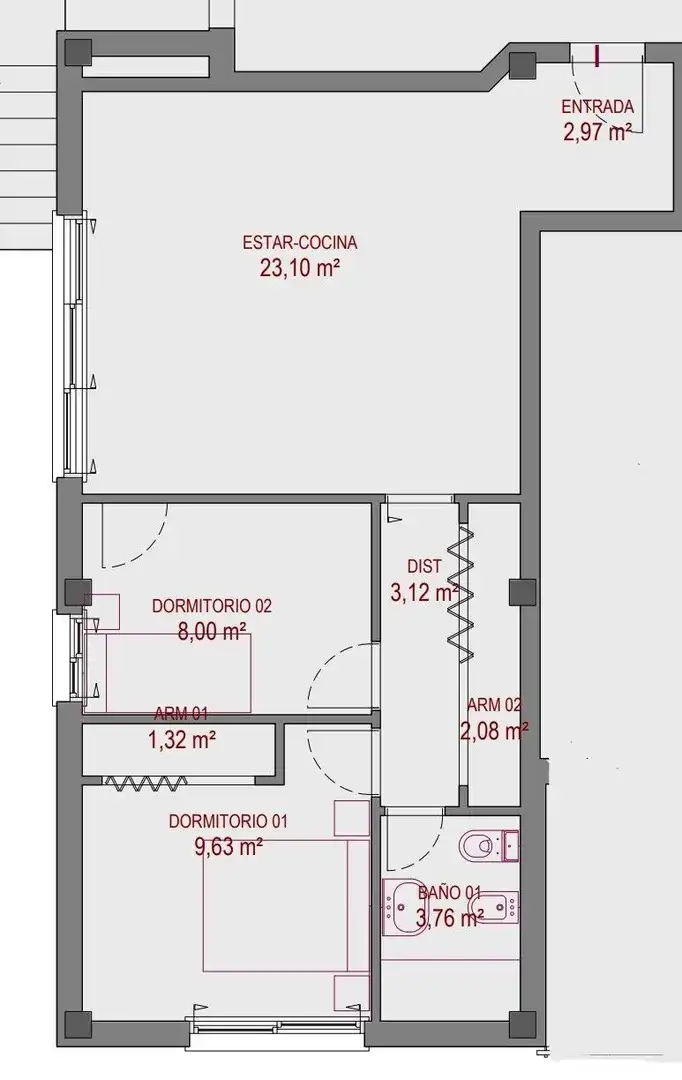 Wohnung mit Pool zum Verkauf in Rambla Castell de Ferro 9, imagen 24