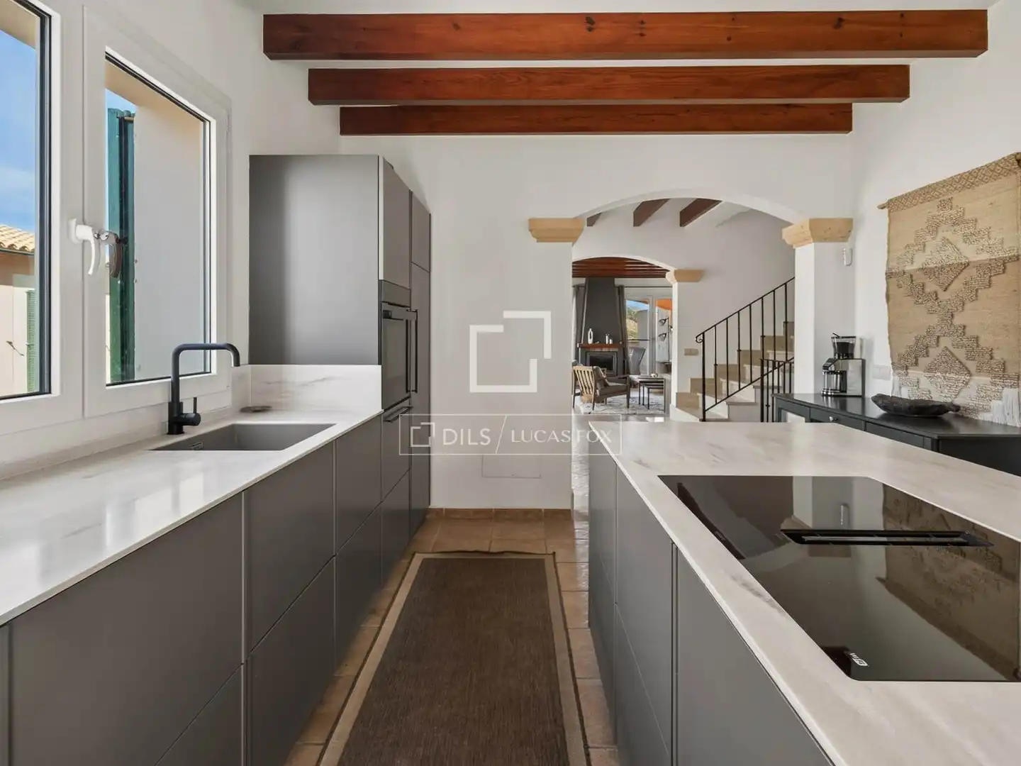 Küche von Haus oder Chalet zum Verkauf in Capdepera mit Klimaanlage, Heizung und Privatgarten
