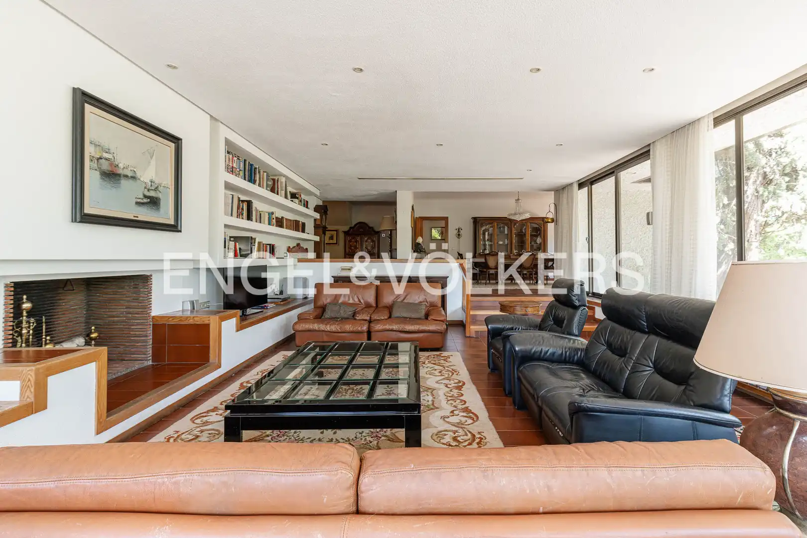 Sala de estar de Casa o chalet en venta en Las Rozas de Madrid con Calefacción, Jardín privado y Terraza