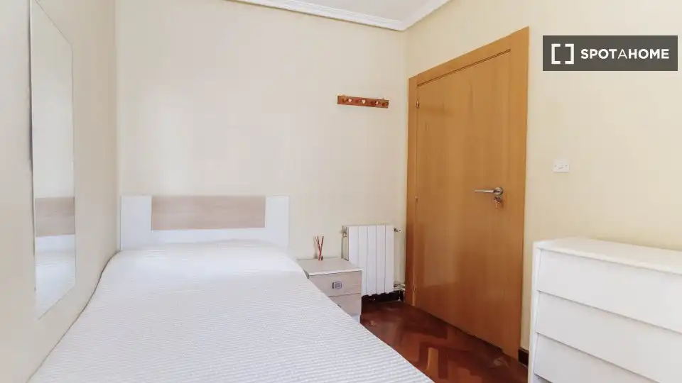 Habitación de Piso para compartir en Valladolid con Aire acondicionado, Calefacción y Amueblado