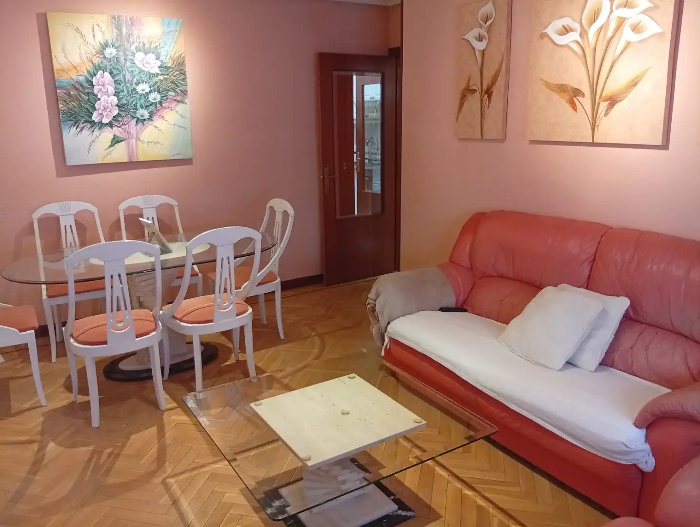 Sala d'estar de Pis en venda en Madrid amb Aire condicionat, Calefacció i Moblat