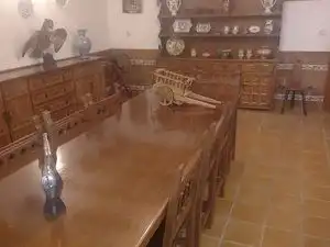 Dining room of Houses for sale in Ciudad Real  with Air Conditioner, Private garden and Storage room