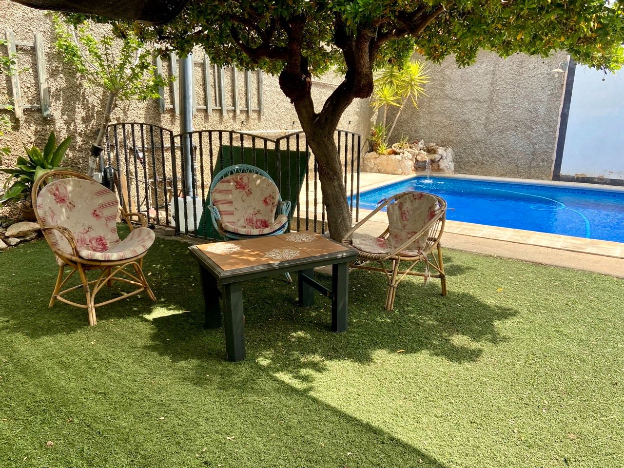 Terrace of House or chalet for sale in Malagón  with Air Conditioner, Heating and Private garden
