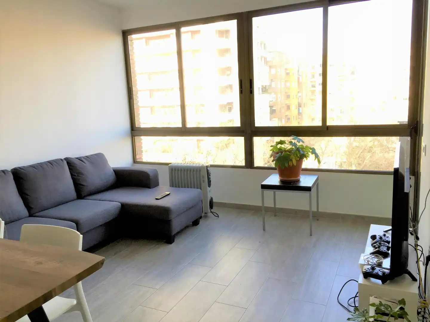 Living room of Flat for share in Barcelona  with Heating, Furnished and Washing machine