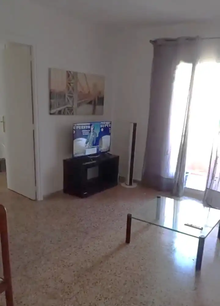Wohnzimmer von Wohnung zur Miete in Valencia mit Möbliert, Ofen und Waschmaschine
