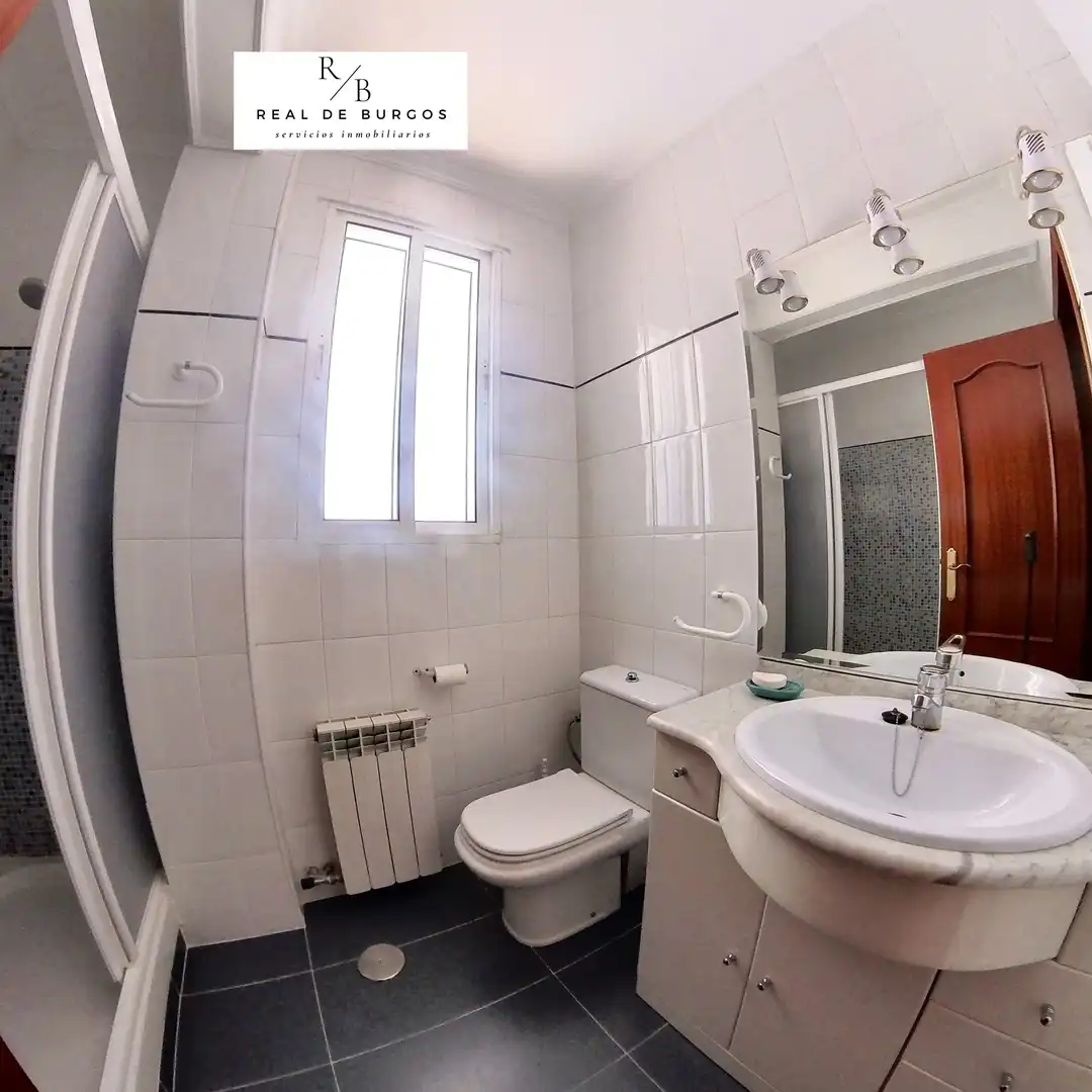 Bathroom of Flat for rent in Valladolid  with Heating, Terrace and Furnished