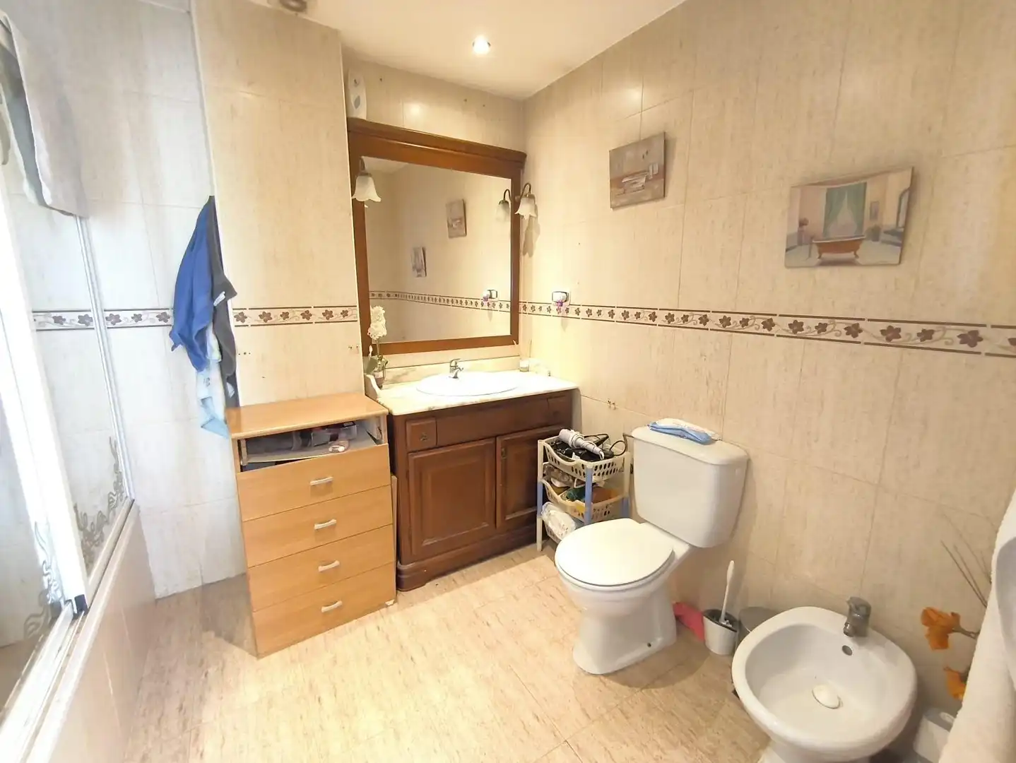 Badezimmer von Dachboden zum Verkauf in Atarfe mit Klimaanlage und Terrasse